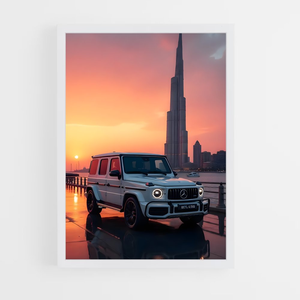 Poster Skyline Racer – affiche Mercedes (vue 3)